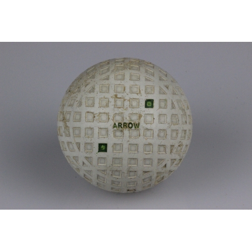 7 - Arrow Square Mesh Patterned Ball c1920 Worthington Ball Co. Arrow square mesh patterned ball c1920. ... 