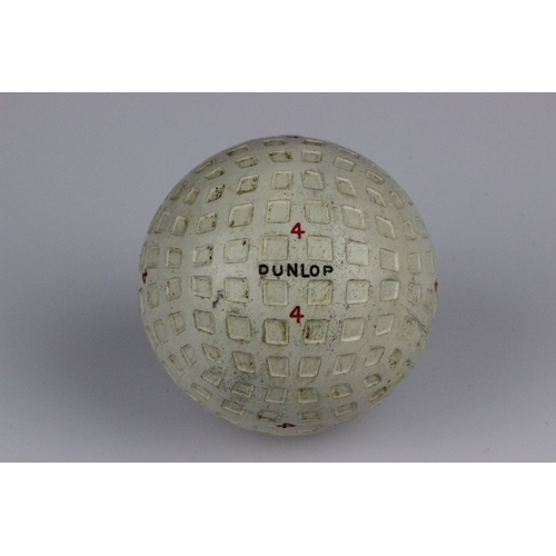 8 - Dunlop England Lattice Patterned Ball c1920 Dunlop Rubber Co. Dunlop England lattice patterned ball ... 