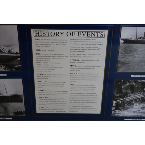 159 - Framed RMS Titanic Liverpool