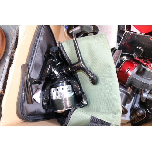 226 - Collection of Fishing Reels to include Abu closed face reel, Shakespeare Reel, TF Gear etc