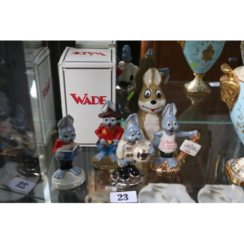 23 - Collection of Wade Arthur Hare Figurines made for C & S Collectables to include The Shareiff, The Ha... 