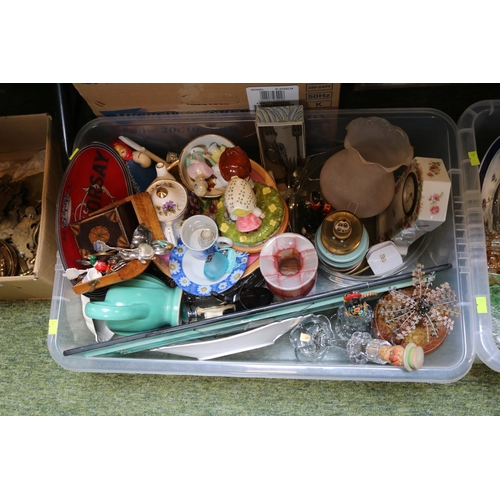 236 - 2 Boxes of assorted Glassware and Ceramics to include Wedgwood Etruria etc