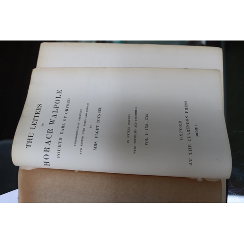 41 - 'Letters of Horace Walpole' Oxford at the Clarendon Press dated 1903 8 Volumes