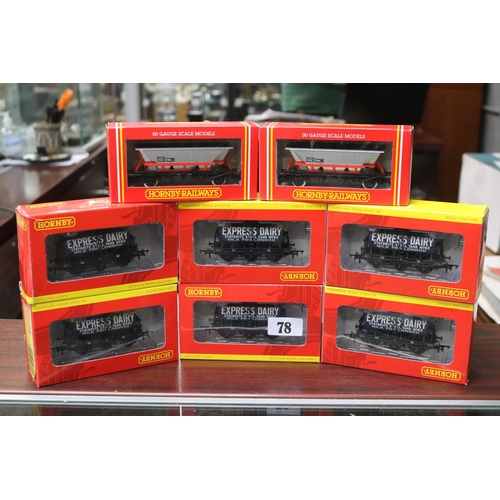 78 - Collection of Hornby 00 Gauge Scale Rolling Stock (8)