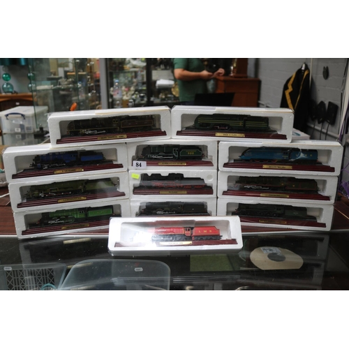 84 - Collection of 12 Static Model Locomotives