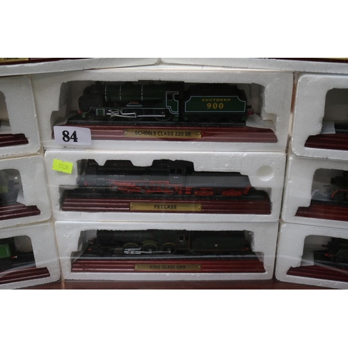 84 - Collection of 12 Static Model Locomotives