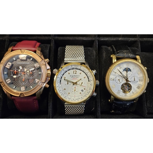 486A - Morphic Gents wristwatch, Krug Baumen Air Explorer & a Heritor Automatic watch