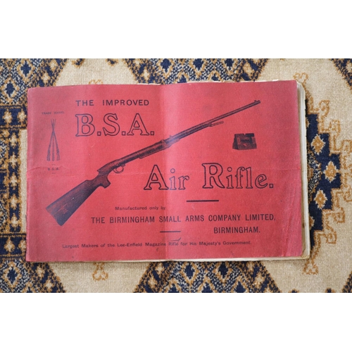 205 - Rare The Improved BSA Air Rifle Manual