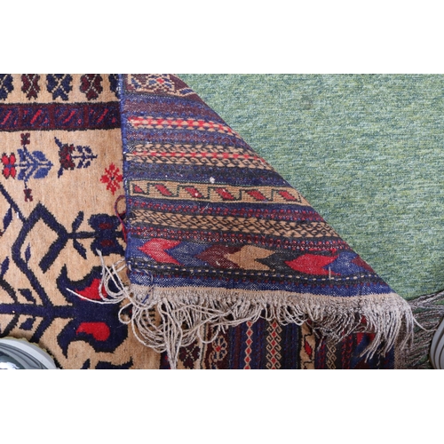 209 - Good quality Afghan Tribal Rug with tassel ends