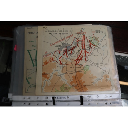 39 - Series of 45 Maps and 3 Diagrams relating to D-Day WWII to include maps for the Battle of the Bulge,... 