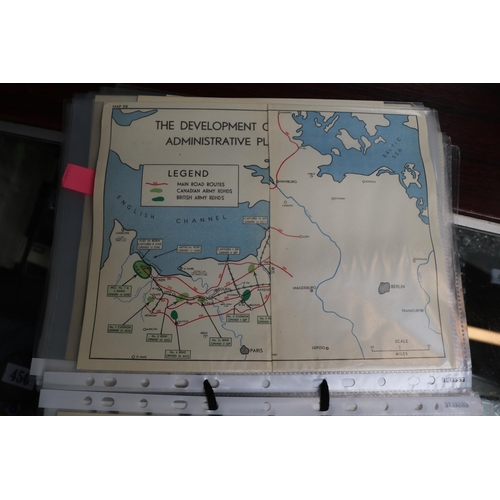 39 - Series of 45 Maps and 3 Diagrams relating to D-Day WWII to include maps for the Battle of the Bulge,... 