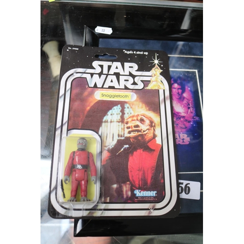 56 - 2 Boxed Star Wars Return of the Jedi Scout Walkers with Star Wars Limited Edition Film cell