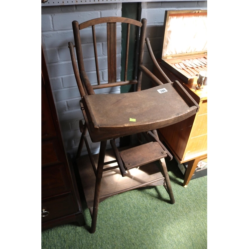 598 - Victorian Metamorphic high chair