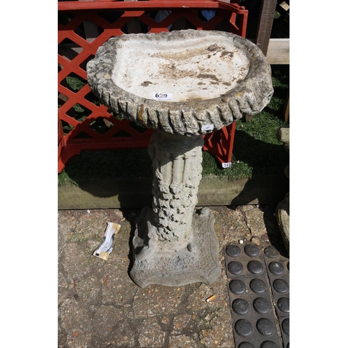 629 - Concrete Column Bird bath