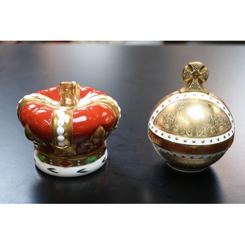 98 - Royal Crown Derby Paperweight Crown & Orb A special commission Govers of Sidmouth Limited Edition 90... 