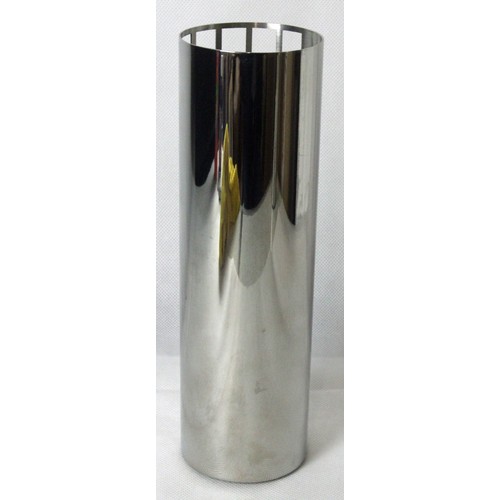 186 - Georg Jensen Matrix Stainless Steel Cube Vase. Designed by Monica Förster for Georg Jensen. Medium s... 