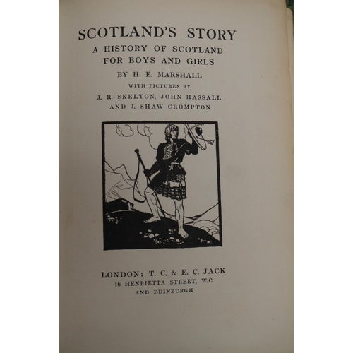 57 - Cyclists Touring Club Gazette 2 Bound Volumes and a Scotland's Story by I E Marshall