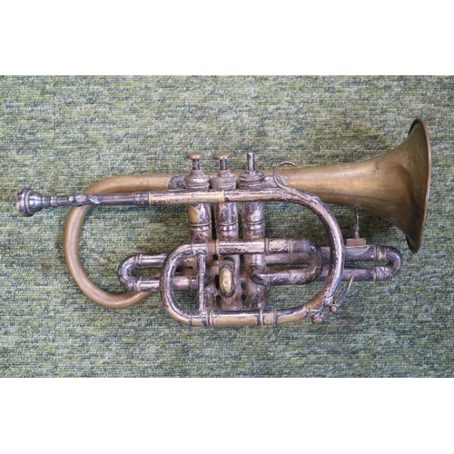 12 - Cased J R Lafleur & Son Cornet