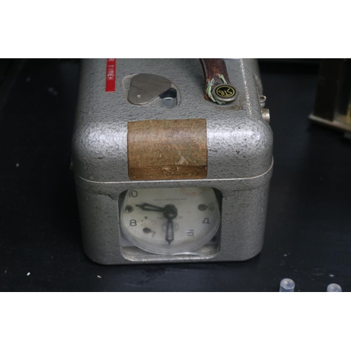 60 - STB of Switzerland metal cased Pigeon timer