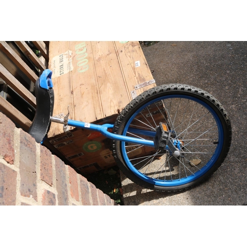 573 - Blue Unicycle