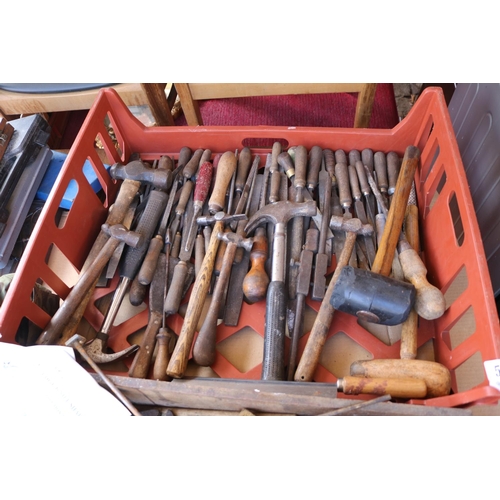 592 - Tray of assorted Hand Tools