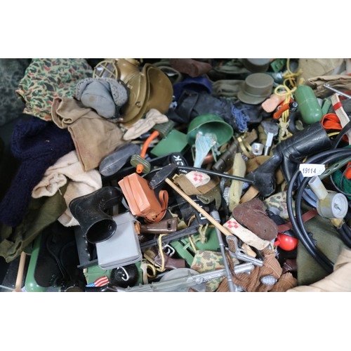 94 - Good collection of Action Man clothing, Weapons, accessories and Leaflets to include Intelligence Ma... 