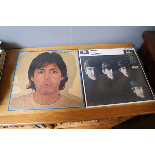 101 - Collection of assorted Vinyl Records to include The Beatles, Paul McCartney, John Lennon etc