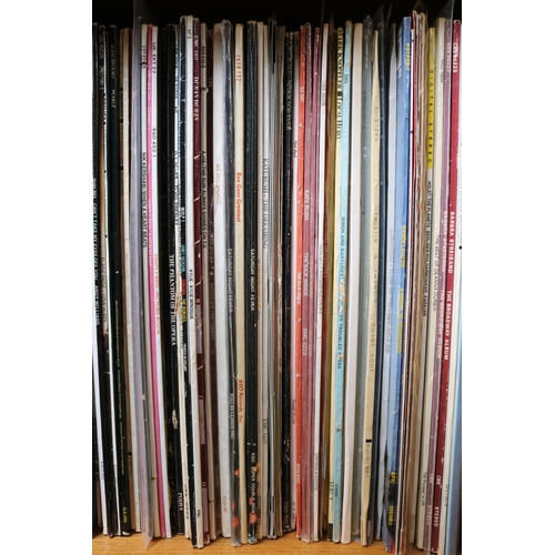 102 - Large collection of assorted Vinyl Records to include Elvis, Barbara Streisand, Simon & Garfunkel et... 