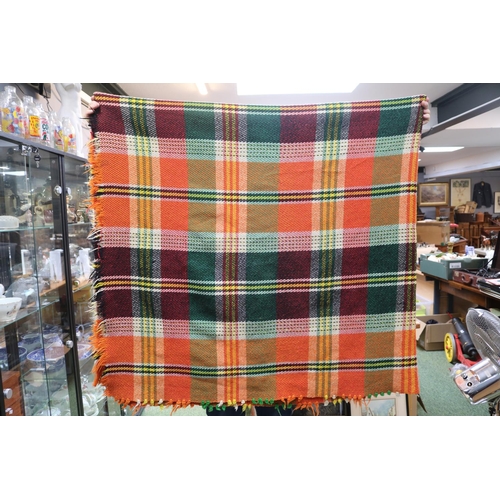 118 - Good quality Large Colourful Country Blanket