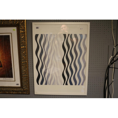 135 - Bridget Riley Arrest 2 Framed Poster Print