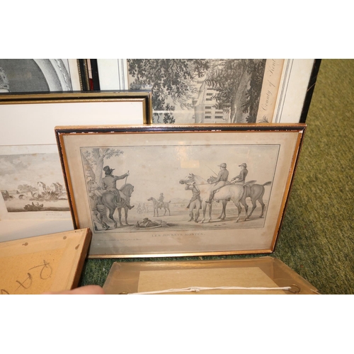 138 - Collection of assorted Framed 19thC and later Pictures and Prints to include Her Majesty's Entry to ... 