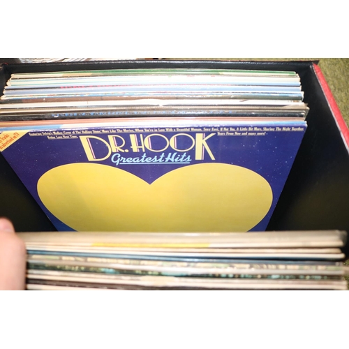 147 - 2 Cases of assorted Vinyl Records to include Bob Dylan, CCR, Beach Boys etc.