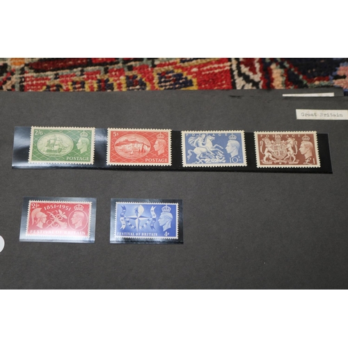 25 - Album of George VI Commonwealth stamps to include Bahamas, Bermuda, Cyprus. Mostly uncirculated