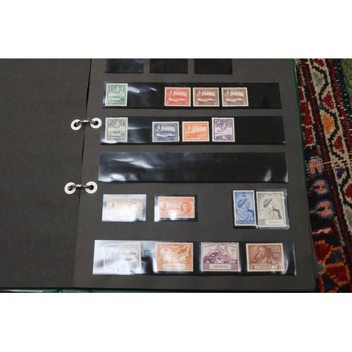 25 - Album of George VI Commonwealth stamps to include Bahamas, Bermuda, Cyprus. Mostly uncirculated