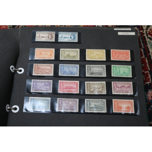 25 - Album of George VI Commonwealth stamps to include Bahamas, Bermuda, Cyprus. Mostly uncirculated