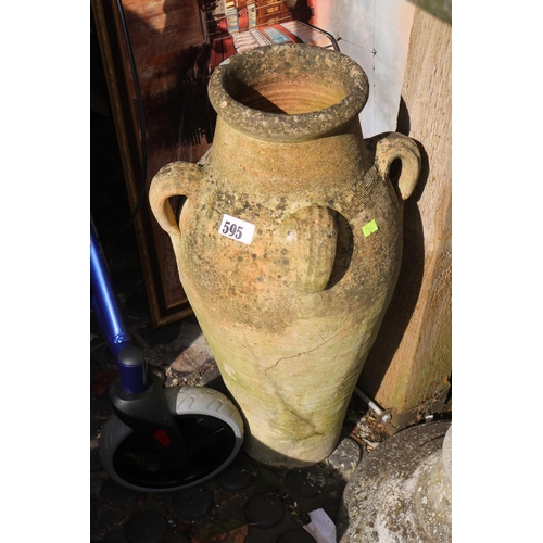 595 - Garden Pot in the form a a Amphora