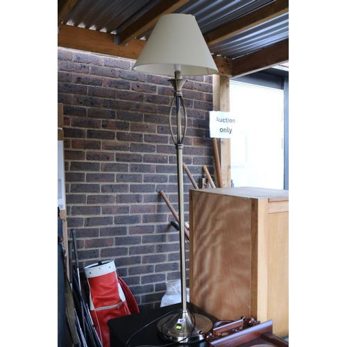 611 - Modern Brass Standard Lamp