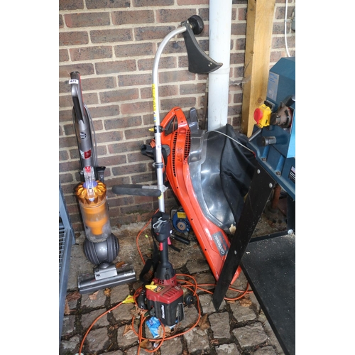 622 - Garden vac and a Petrol Strimmer