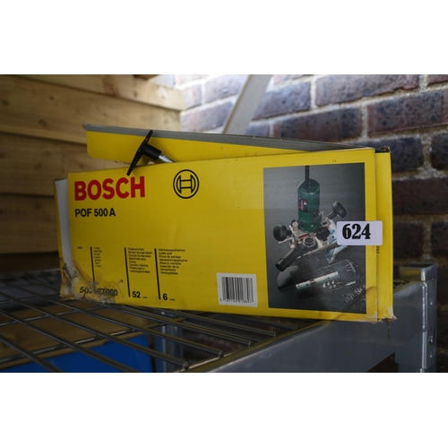 624 - Boxed Bosch POF 500 A Router