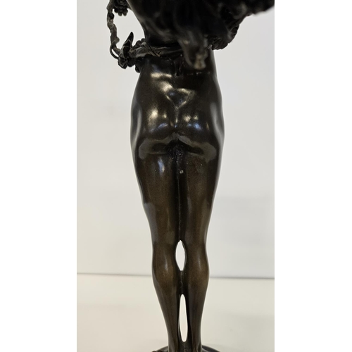 63 - After Harriet Witney Frishmuth, American (1880-1980); A The Vine, the mid brown patinated bronze fig... 