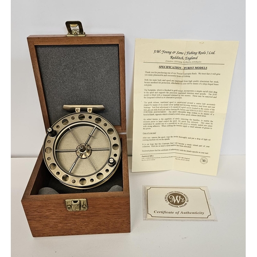 76 - The 'Purist' 2040 Centrepin Reel by J W Young & Sons Ltd of Redditch England. Boxed with certificate... 