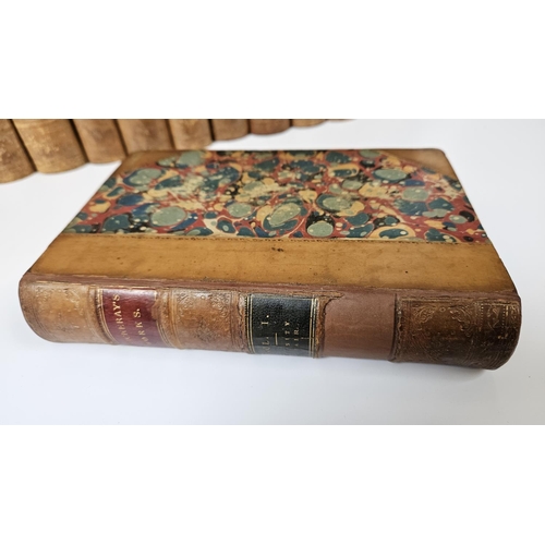 106 - The Works of William Makepeace Thackeray 21 volumes half-titles, plates and illustrations, some ligh... 