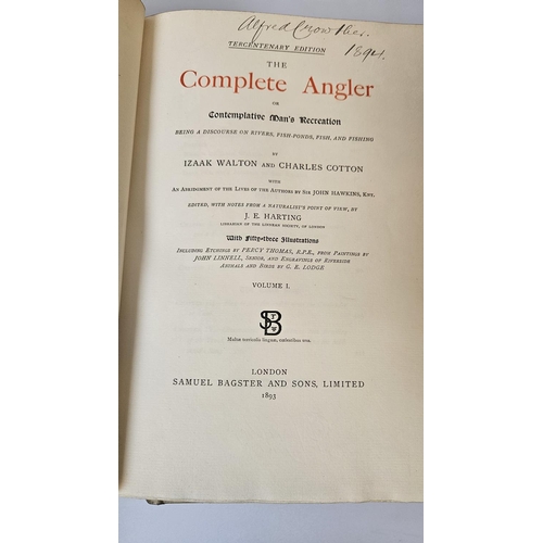 111 - The Complete Angler or The Contemplative Man's Recreation being a Discourse on Rivers, Fish-Ponds, F... 