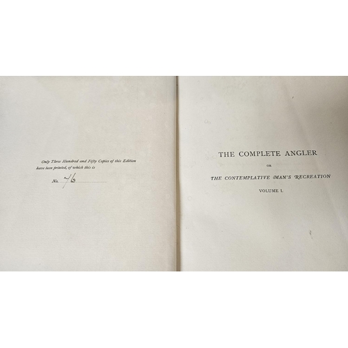 111 - The Complete Angler or The Contemplative Man's Recreation being a Discourse on Rivers, Fish-Ponds, F... 