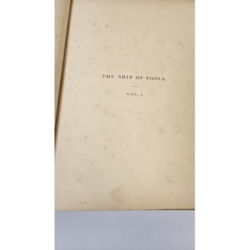 113 - The Ship of Fools translated by Alexander Barclay Volume I & II Published by Edinburgh: William Pate... 