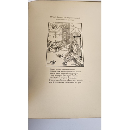 113 - The Ship of Fools translated by Alexander Barclay Volume I & II Published by Edinburgh: William Pate... 