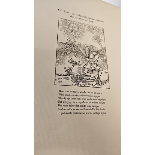 113 - The Ship of Fools translated by Alexander Barclay Volume I & II Published by Edinburgh: William Pate... 