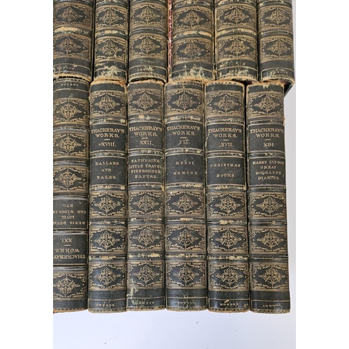 114 - The Works of William Makepeace Thackeray in Twenty Two Volumes Published by Smith, Elder & Co 1869. ... 