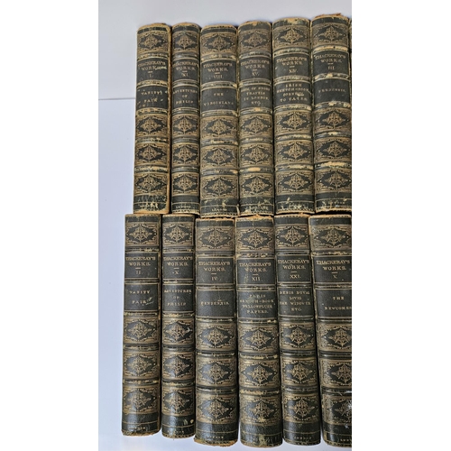 114 - The Works of William Makepeace Thackeray in Twenty Two Volumes Published by Smith, Elder & Co 1869. ... 