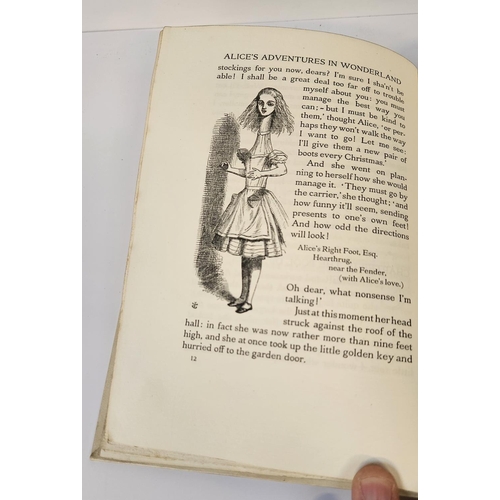 116 - Alices Adventures in Wonderland by Lewis Carroll with Illustrations by John Tenniel Limited edition ... 